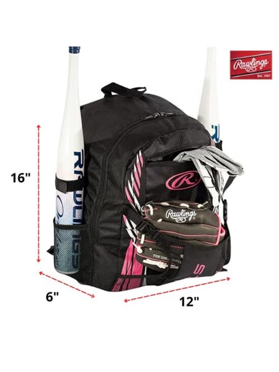 Storm Backpack Equipment Bag | Girls T-Ball/Youth Baseball & Softball main image 5